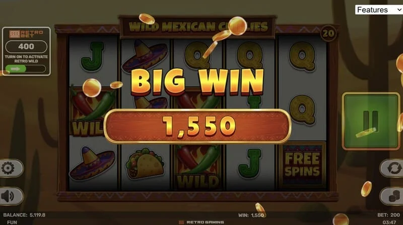 Wild Mexican Chillies – velik dobitek v Free Spins